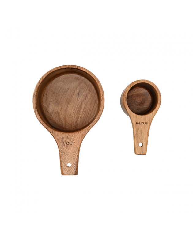 ESTIA ΞΥΛΙΝΗ ΜΕΖΟΥΡΑ ΚΟΥΖΙΝΑΣ ALLURE 13,7CM & 9,4CM ΣΕΤ Gadgets Κουζίνας