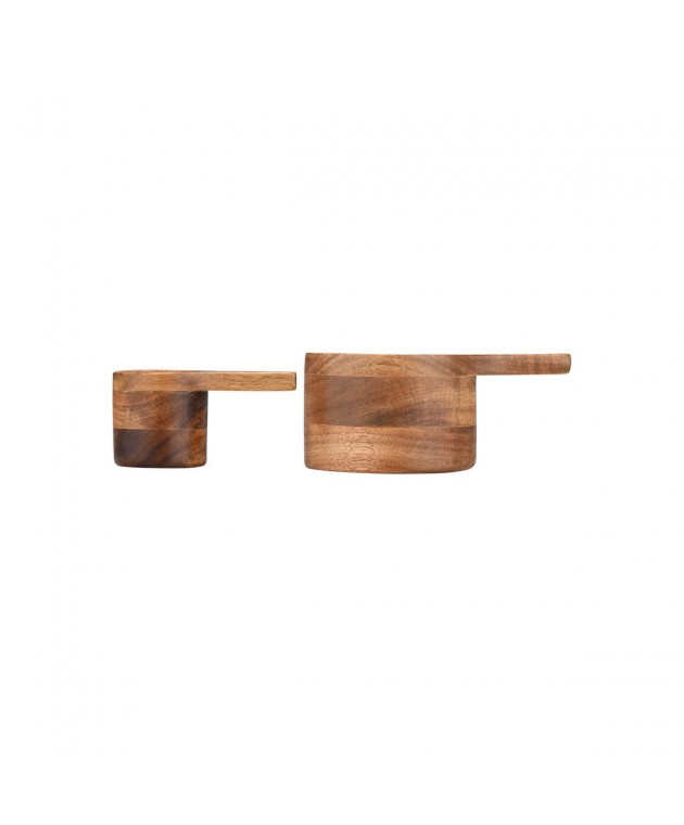 ESTIA ΞΥΛΙΝΗ ΜΕΖΟΥΡΑ ΚΟΥΖΙΝΑΣ ALLURE 13,7CM & 9,4CM ΣΕΤ Gadgets Κουζίνας