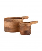 ESTIA ΞΥΛΙΝΗ ΜΕΖΟΥΡΑ ΚΟΥΖΙΝΑΣ ALLURE 13,7CM & 9,4CM ΣΕΤ Gadgets Κουζίνας