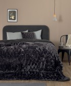 Κουβερτοπάπλωμα Υπέρδιπλο 220x240 NADINE/5 COAL Κουβερτοπαπλώματα  Υπέρδιπλα