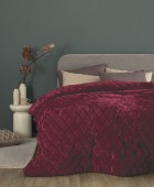Κουβερτοπάπλωμα King size 240x260 NADINE/5 BORDO Κουβερτοπάπλωμα  king size