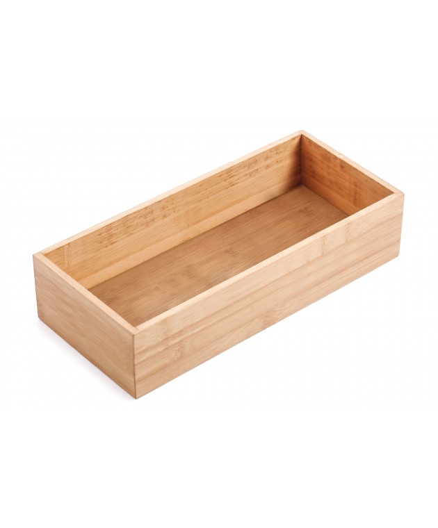 ESTIA ΚΟΥΤΙ ΟΡΓΑΝΩΣΗΣ BAMBOO ESSENTIALS 37x26x8.3cm ΣΤΟΙΒΑΖΟΜΕΝΟ Διακοσμητικά Καλάθια-Κουτιά