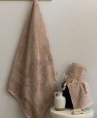 Πετσέτα Χεριών Towels Collection 30x50 VINS BEIGE Πετσέτες Mπάνιου