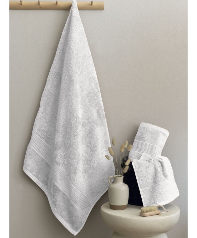 Πετσέτα Λουτρού Towels Collection 70x140 VINS WHITE Πετσέτες Mπάνιου