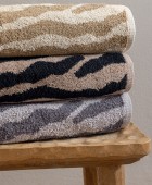Πετσέτα Προσώπου Towels Collection 50x90 ZEB BEIGE Πετσέτες Mπάνιου