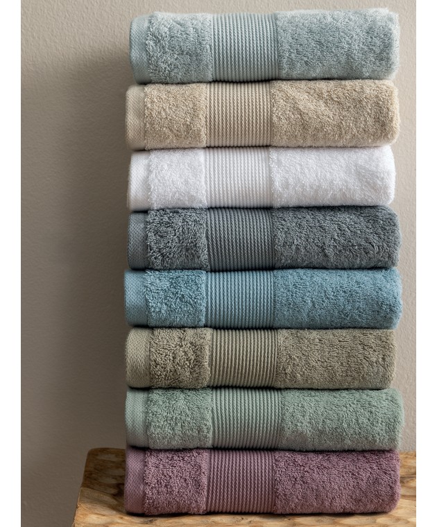 Πετσέτα Προσώπου Towels Collection 50x90 NAYA SILVER Πετσέτες Mπάνιου