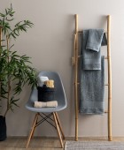 Πετσέτα Προσώπου Towels Collection 50x90 NAYA GREY Πετσέτες Mπάνιου
