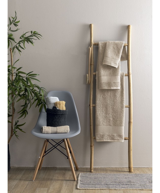 Πετσέτα Προσώπου Towels Collection 50x90 NAYA FOG Πετσέτες Mπάνιου