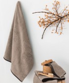 Πετσέτα Χεριών Towels Collection 30x50 BROOKLYN MOKA Πετσέτες Mπάνιου