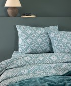 Σετ Παπλωματοθήκη Μονή Flannel Beauty 170x250 FB0239 Παπλωματοθήκες  Μονές Φανελένιες