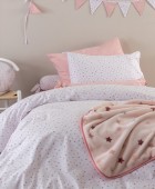 Ζεύγος Μαξιλαροθήκες 52x72 BB101 (Αστέρια) ROSE Παιδικές Μαξιλαροθήκες