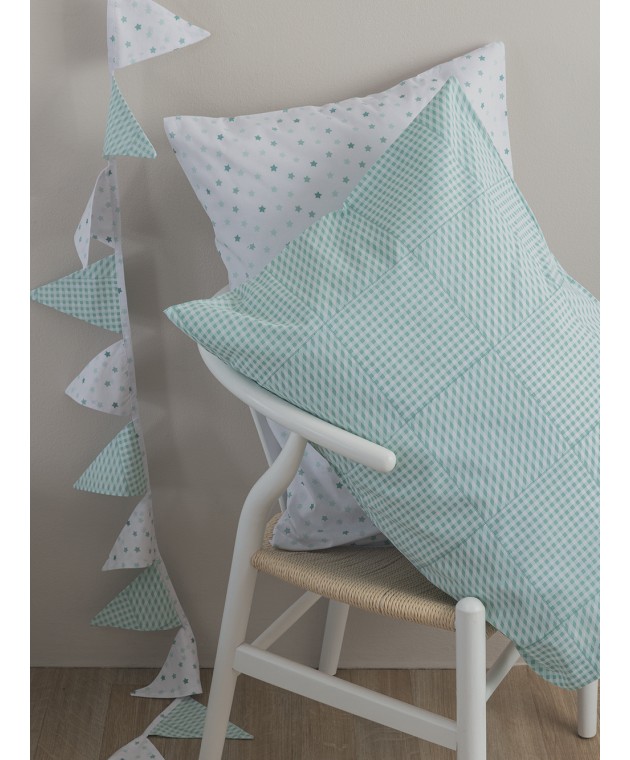 Ζεύγος Μαξιλαροθήκες 52x72 BB101 (Αστέρια) AQUA Παιδικές Μαξιλαροθήκες