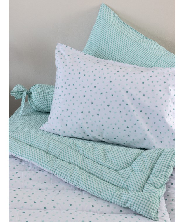 Ζεύγος Μαξιλαροθήκες 52x72 BB101 (Αστέρια) AQUA Παιδικές Μαξιλαροθήκες