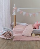 Πάπλωμα Κούνιας Bon Bon 110x150 BB100 ROSE Βρεφικά Παπλώματα