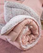 Πάπλωμα Κούνιας Bon Bon 110x150 BB100 ROSE Βρεφικά Παπλώματα