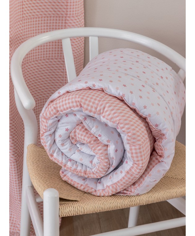 Πάπλωμα Κούνιας Bon Bon 110x150 BB100 ROSE Βρεφικά Παπλώματα