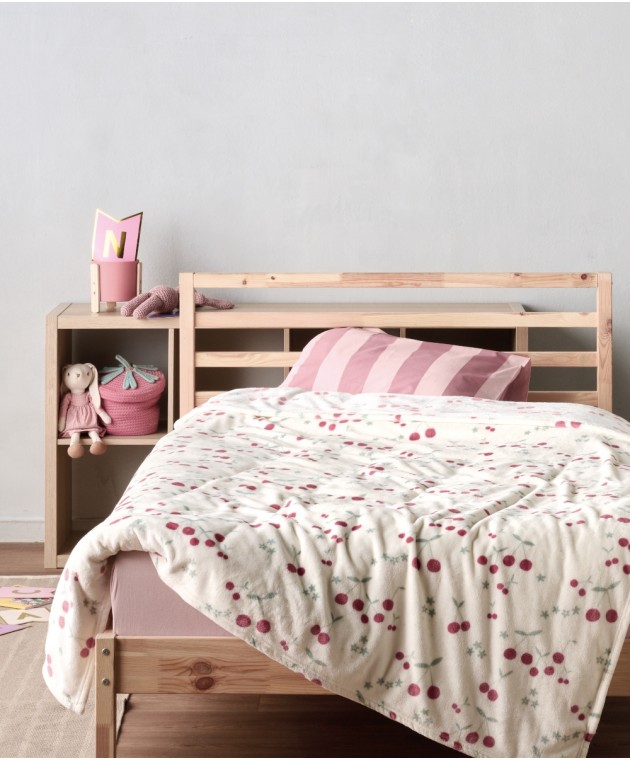 CHERRY ΚΟΥΒΕΡΤΑ.MONH 160X220 Κουβέρτες Fleece