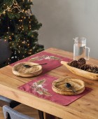 SNOW 253 ΣΕΤ 4 ΣΟΥΠΛΑ 33X45 Ράνερ - Σουπλά Χριστουγεννιάτικα