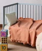 YN 25 ORANGE ΚΟΥΒΕΡΤΑ.ΑΓΚΑΛΙΑΣ ΜΕ ΒΟΛΑΝ 65Χ100 Αγκαλιάς-Λίκνου