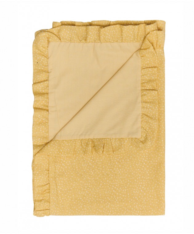 YN 25 YELLOW- WHITE ΚΟΥΒΕΡΤΑ.ΑΓΚΑΛΙΑΣ ΜΕ ΒΟΛΑΝ 65Χ100 Αγκαλιάς-Λίκνου