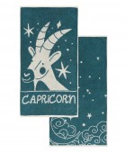 ZODIAC-CAPRICORN ΣΕΤ 2 ΤΕΜ ΠΕΤΣΕΤΕΣ ΠΡΟΣΩΠΟΥ 50Χ90 Σετ πετσέτες Mπάνιου