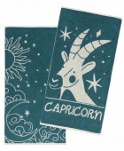ZODIAC-CAPRICORN ΣΕΤ 2 ΤΕΜ ΠΕΤΣΕΤΕΣ ΠΡΟΣΩΠΟΥ 50Χ90 Σετ πετσέτες Mπάνιου