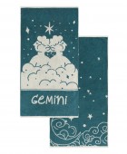 ZODIAC-GEMINI ΣΕΤ 2 ΤΕΜ ΠΕΤΣΕΤΕΣ ΠΡΟΣΩΠΟΥ 50Χ90 Σετ πετσέτες Mπάνιου