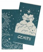 ZODIAC-GEMINI ΣΕΤ 2 ΤΕΜ ΠΕΤΣΕΤΕΣ ΠΡΟΣΩΠΟΥ 50Χ90 Σετ πετσέτες Mπάνιου