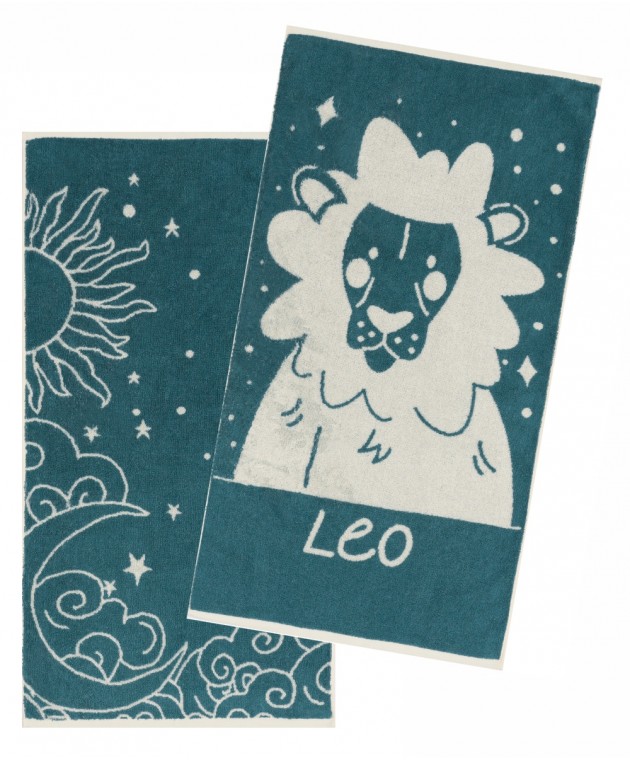 ZODIAC-LEO ΣΕΤ 2 ΤΕΜ ΠΕΤΣΕΤΕΣ ΠΡΟΣΩΠΟΥ 50X90 Σετ πετσέτες Mπάνιου