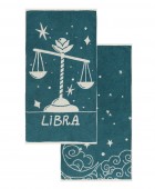 ZODIAC-LIBRA ΣΕΤ 2 ΤΕΜ ΠΕΤΣΕΤΕΣ ΠΡΟΣΩΠΟΥ 50X90 Σετ πετσέτες Mπάνιου