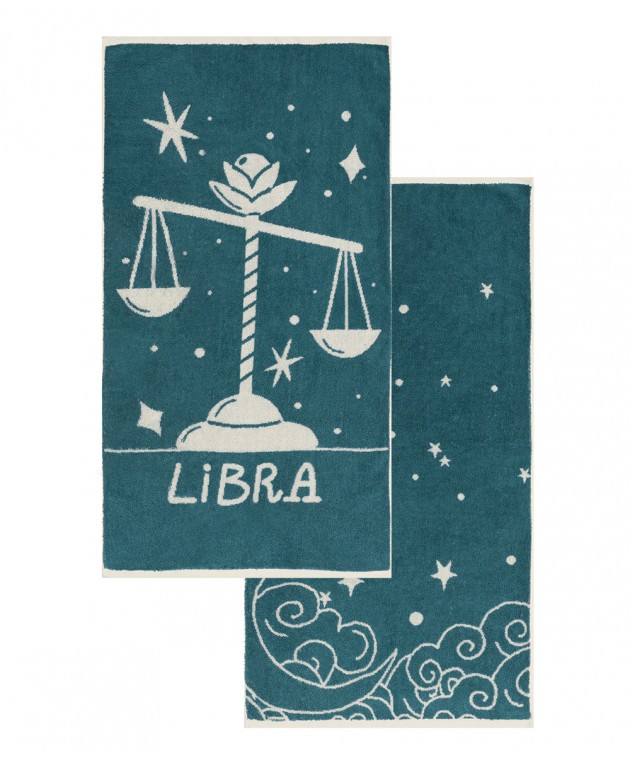 ZODIAC-LIBRA ΣΕΤ 2 ΤΕΜ ΠΕΤΣΕΤΕΣ ΠΡΟΣΩΠΟΥ 50X90 Σετ πετσέτες Mπάνιου