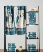 ZODIAC-SAGITARIUS ΣΕΤ 2 ΤΕΜ ΠΕΤΣΕΤΕΣ ΠΡΟΣΩΠΟΥ 50Χ90 Σετ πετσέτες Mπάνιου