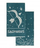 ZODIAC-SAGITARIUS ΣΕΤ 2 ΤΕΜ ΠΕΤΣΕΤΕΣ ΠΡΟΣΩΠΟΥ 50Χ90 Σετ πετσέτες Mπάνιου