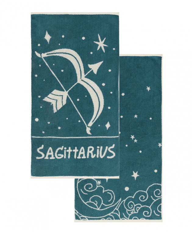 ZODIAC-SAGITARIUS ΣΕΤ 2 ΤΕΜ ΠΕΤΣΕΤΕΣ ΠΡΟΣΩΠΟΥ 50Χ90 Σετ πετσέτες Mπάνιου