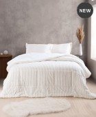  Κουβερτοπάπλωμα Υ/Δ (220Χ240) ETOILE WHITE, RYTHMOS HOME Κουβερτοπαπλώματα  Υπέρδιπλα
