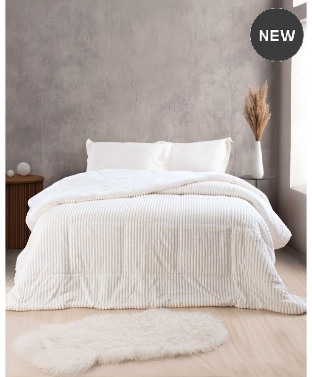  Κουβερτοπάπλωμα Υ/Δ (220Χ240) ETOILE WHITE, RYTHMOS HOME Κουβερτοπαπλώματα  Υπέρδιπλα