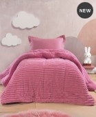  Κουβερτοπάπλωμα μονό (160Χ220) BUTTER PINK, RYTHMOS HOME Κουβερτοπαπλώματα Μονά