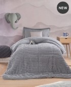  Κουβερτοπάπλωμα μονό (160Χ220) BUTTER GREY, RYTHMOS HOME Κουβερτοπαπλώματα Μονά