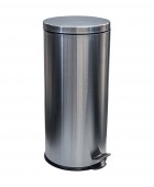 Κάδος απορριμμάτων (30LT)  CLASSIC INOX MAT 01-1759, ESTIA Κάδοι Απορριμάτων