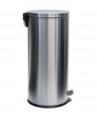 Κάδος απορριμμάτων (30LT)  CLASSIC INOX MAT 01-1759, ESTIA Κάδοι Απορριμάτων