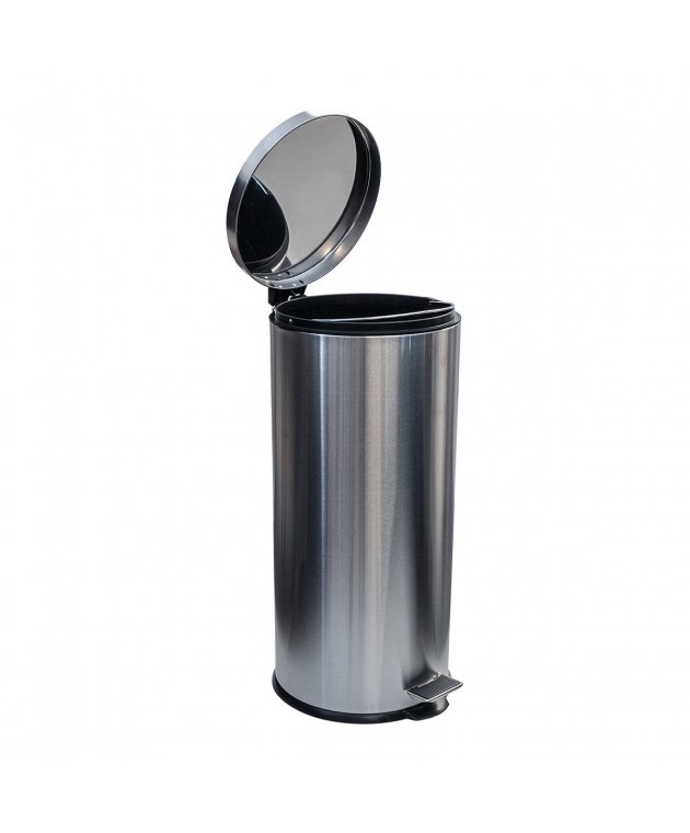 Κάδος απορριμμάτων (30LT)  CLASSIC INOX MAT 01-1759, ESTIA Κάδοι Απορριμάτων
