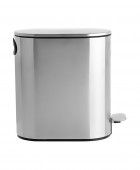 Κάδος απορριμμάτων (6L) SLIM INOX MAT 02-5542, ESTIA Καλάθια Απορριμμάτων