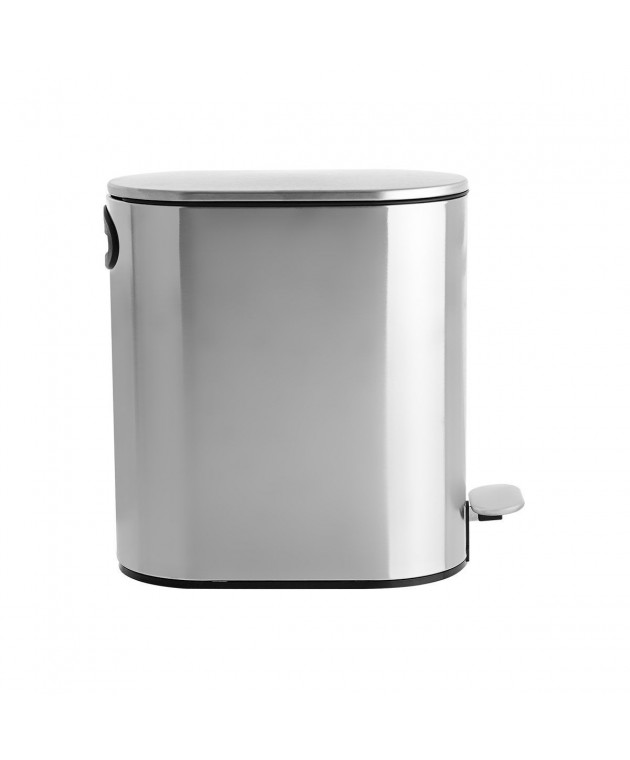 Κάδος απορριμμάτων (6L) SLIM INOX MAT 02-5542, ESTIA Καλάθια Απορριμμάτων