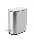 Κάδος απορριμμάτων (6L) SLIM INOX MAT 02-5542, ESTIA Καλάθια Απορριμμάτων