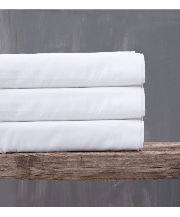 Σεντόνι μεμονωμένο μονό (160Χ260) MADONNA WHITE, RYTHMOS HOME Σεντόνια Μονά