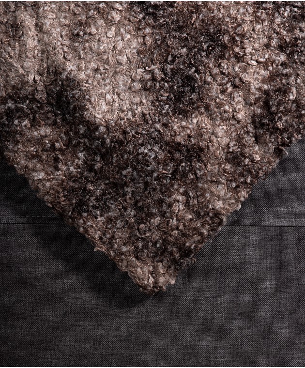 Ριχτάρι γούνινο διθέσιου (180Χ250) ASTRAKAN BROWN, SILK FASHION