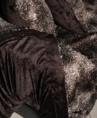 Ριχτάρι γούνινο διθέσιου (180Χ250) ASTRAKAN BROWN, SILK FASHION