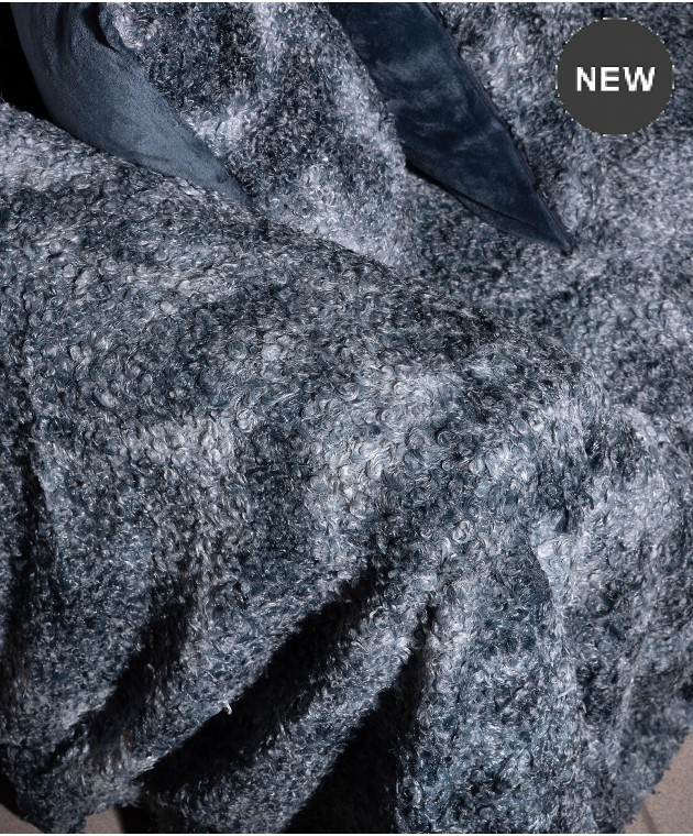 Ριχτάρι γούνινο τριθέσιου (180Χ320) ASTRAKAN GREY, SILK FASHION