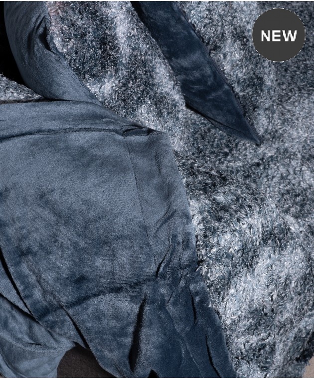 Ριχτάρι γούνινο τριθέσιου (180Χ320) ASTRAKAN GREY, SILK FASHION