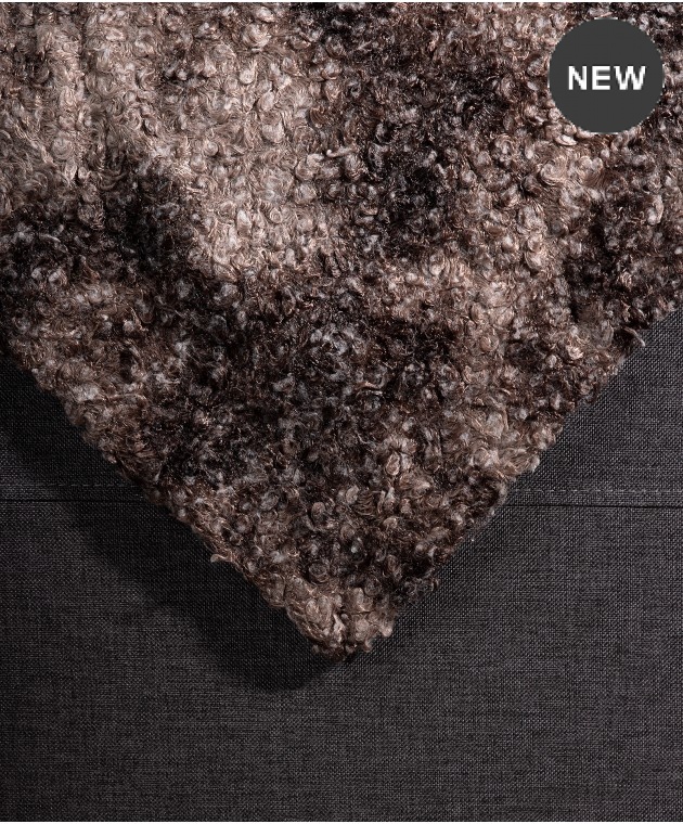 Ριχτάρι γούνινο τριθέσιου (180Χ320) ASTRAKAN BROWN, SILK FASHION
